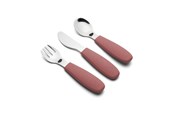 Babyutstyr - Nuuroo Jana cutlery set 3-pack - Mahogany - NU465M