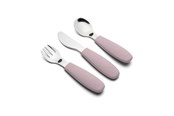 Babyutstyr - Nuuroo Jana cutlery set 3-pack  - Woodrose - NU465WR