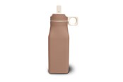 Babyutstyr - Nuuroo Lindi silicone drinking bottle 450 ml - Chocolate Malt - NU511CM