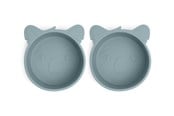 Babyutstyr - Nuuroo Alex silicone deep plate 2-pack  - Lead - NU120L