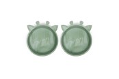 Babyutstyr - Nuuroo Alex deep plate 2-pack - Light Green Mix - NU289