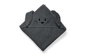 Babyutstyr - Nuuroo Aki hooded junior towel - Asphalt - NU231A