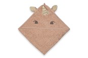 Babyutstyr - Nuuroo Aki hooded baby towel - Rose Unicorn - NU552RU