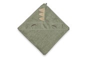 Babyutstyr - Nuuroo Aki hooded junior towel - Light Green Dino - NU553LG