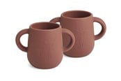 Babyutstyr - Nuuroo Abiola silicone cup 2-pack  - Mahogany - NU113M