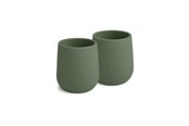 Babyutstyr - Nuuroo Abel silicone cup 2-pack  - Dusty Green - NU366DG