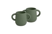 Babyutstyr - Nuuroo Abiola silicone cup 2-pack - Dusty Green - NU367DG