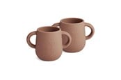 Babyutstyr - Nuuroo Abiola silicone cup with handles 2-pack - Chocolate Malt - NU471