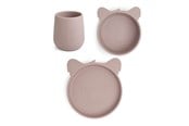 Babyutstyr - Nuuroo Judi silicone dinner set 3-pack  - Woodrose - NU122WR