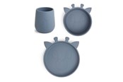 Babyutstyr - Nuuroo Judi silicone dinner set 3-pack - Bering Sea - NU124BS