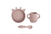 Babyutstyr - Nuuroo Ebba silicone tableware 3-pack - Woodrose - NU443WR