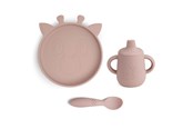 Babyutstyr - Nuuroo Elke silicone tableware 3-pack - Woodrose - NU446WR