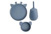 Babyutstyr - Nuuroo Dian silicone tableware 3-pack - Bering Sea - NU447BS