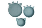 Babyutstyr - Nuuroo Benni silicone tableware 3-pack - Lead - NU448L