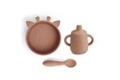 Babyutstyr - Nuuroo Elias silicone tableware 3-pack  - Chocolate Malt - NU487