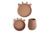 Babyutstyr - Nuuroo Bo silicone tableware 3-pack - Chocolate Malt - NU491