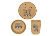 Babyutstyr - Nuuroo Milas dinner set 3-pack - Iced Coffee - NU579IC