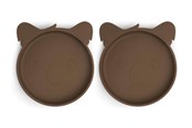 Babyutstyr - Nuuroo Akila silicone plate 2-pack -  Acorn - NU118A