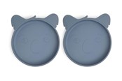 Babyutstyr - Nuuroo Akila silicone plate 2-pack -  Bering Sea - NU118BS