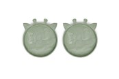 Babyutstyr - Nuuroo Akila silicone plate 2-pack - Light Green Mix - NU287