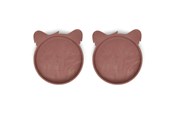 Babyutstyr - Nuuroo Akila silicone plate 2-pack - Red Mix - NU288