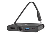 Dokkingstasjon - Nedis TCARF260BK - docking station - USB-C - HDMI - 1GbE - TCARF260BK