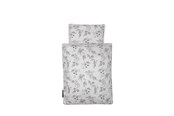 Dukker, Bamser & Utstyr - Smallstuff Doll Bedding Flower Garden Grey - 73033-4