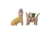 Dekorasjon - Bloomingville - Set of 2 - Mamie Cat Candlestick (82058194) - 82058194