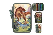 Skole - Depesche Dino World Triple Pencil Case LED - 0411772