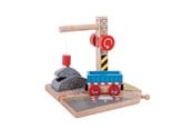 Treleker - Bigjigs Wooden Rails - Gravel Crane - BJT253