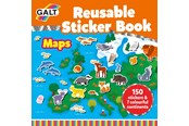 Kreative leker - Galt Reusable Sticker Book - Maps - 55-1005287