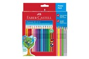 Skrive- & Tegneverktøy - Faber Castell Colour Grip Promo Pack (24 pcs) - 201540