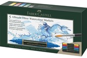 Skrive- & Tegneverktøy - Faber Castell Albrecht Dürer - Watercolour Marker (5 pcs) - 160305