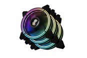 Kabinettvifte - Darkflash Computer Fan set ARGB CF11 Pro 3in1 120x120 (black) - Kabinettvifte - 120mm - Svart - CF11 Pro 3in1