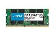 RAM - Crucial - DDR4 - module - 8 GB - SO-DIMM 260-pin - 3200 MHz / PC4-25600 - unbuffered - CT8G4SFRA32AT