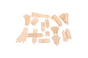 Treleker - Bigjigs Wooden Rails Expansion Set 25 pcs. - BJT052