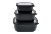 Andre kjøkkenapparater - Mepal - Cirqula High Rect Bowl Set - Black (14605) - 14605