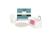 Dukker, Bamser & Utstyr - Lundby basic bathroom set - 18028