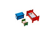 Dukker, Bamser & Utstyr - Pippi furniture set bedroom - 18108