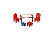 Dukker, Bamser & Utstyr - Pippi furniture set dining room - 18107