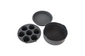 Airfryer - Scandinavian Collection - Airfryer silicone accessory set with 3 parts - Ø21cm - 5740007810473