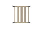 Babyutstyr - BabyDan FlexiFit Deluxe Safety Gate 62.5-100.5 cm Wood/Gray - 501439