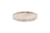 Dekorasjon - Meraki - Marble Tray Ø 25 cm - Beige (312530012) - Mkma012/312530012