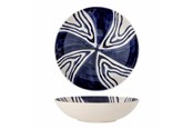 Servering & Servise - Bloomingville - Shama Serving Bowl Blue Stoneware (82060437) - 82060437