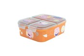 Peppa Gris - STOR Lunch Box for Kids 13920 3 Compartments Peppa Pig (orange) - 13920