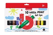 Kreative leker - Bruynzeel Kids Mega Felt-tip Pens 10 pcs. - 60122002