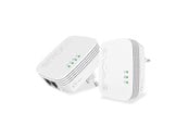 Homeplug / PowerLine - Strong Powerline WI-FI 600 Mini 2-pack - 600 Mbit/s Homeplug / PowerLine - POWERLWF600DUOMINI