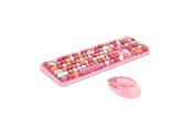 Tastatur - Mofii Wireless keyboard + mouse set Sweet 2.4G (pink) - Tastatur & Mussett - Rosa - SMK-623387AG Pink