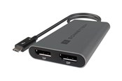 USB-hub - Sonnettech Thunderbolt Docks Hubs And Adapters USB-hub - 2 porter - Grå - TB3-DDP4KG