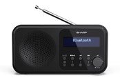 DAB, nettverks- og klokkeradio - Sharp Tokyo - DAB/DAB+/FM - Mono - Svart - DRP420BK